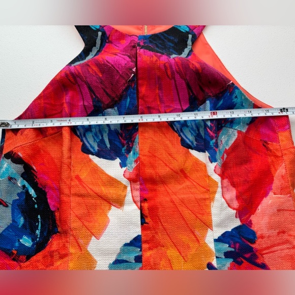 Trina Turk Katy Poppy Floral Multi-Color Halter Top Women's Size Medium - Picture 6 of 10